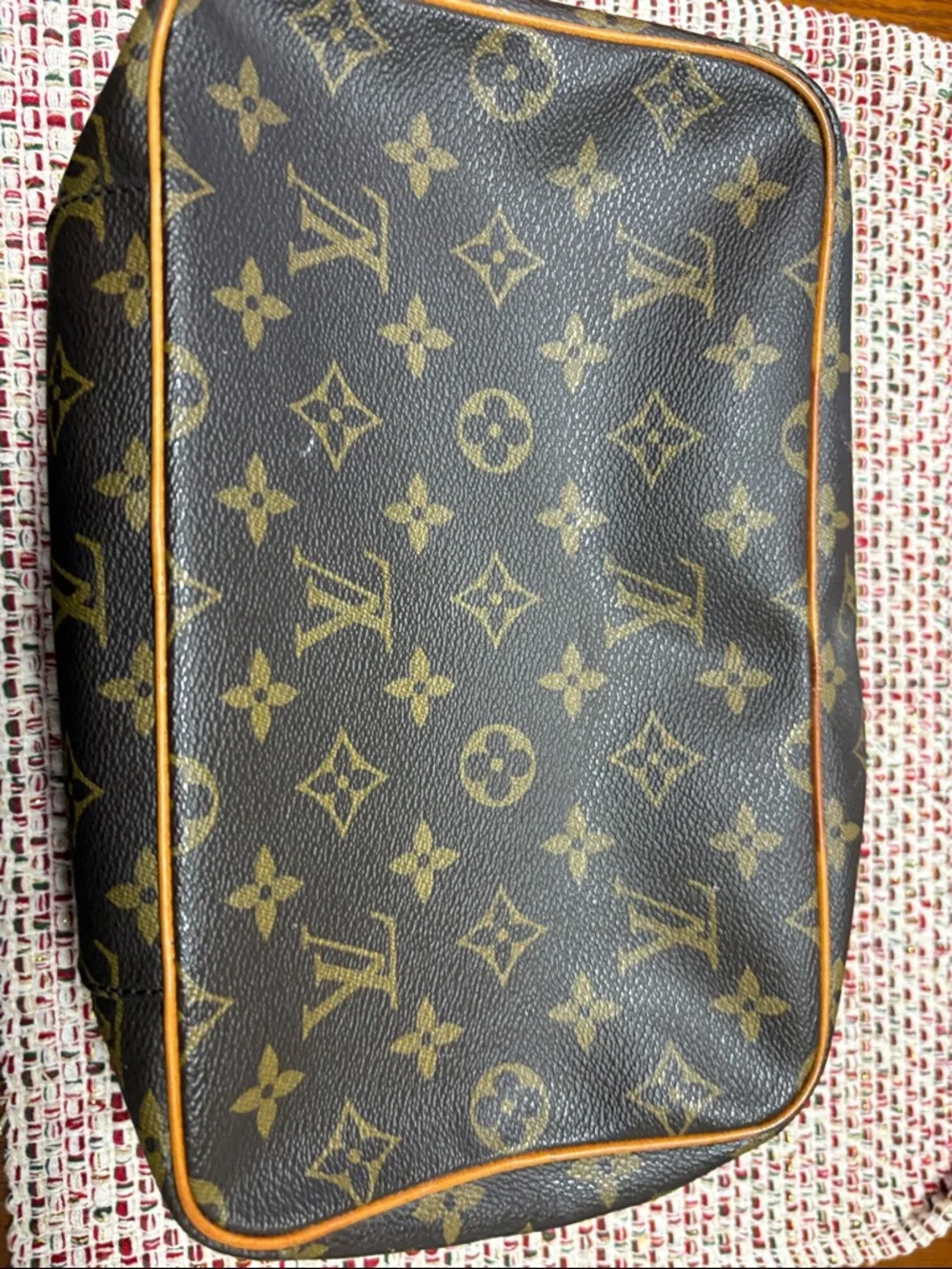 Louis Vuitton Monogram Canvas Toiletry Pouch in Brown and Tan - Picture 12 of 16